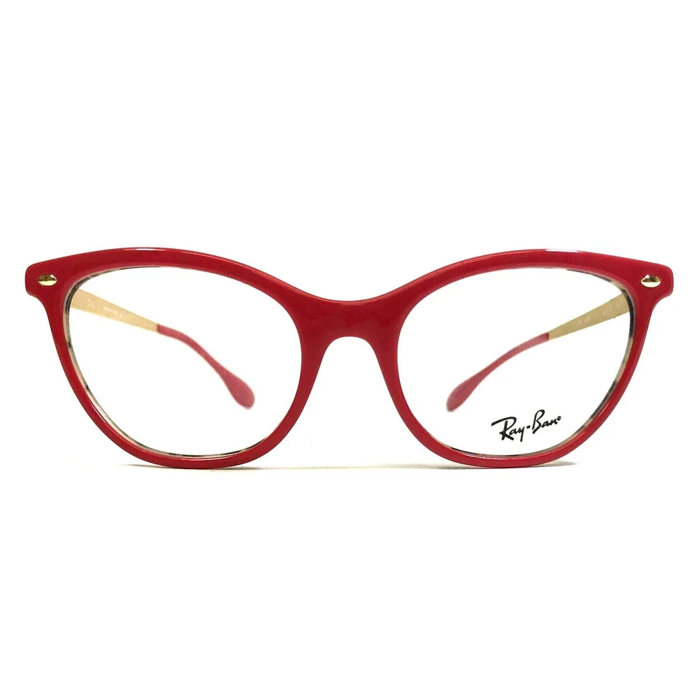 Ray-Ban Eyeglasses Frames RB5360 5714 Hot Pink Brown Tortoise Gold Arm 52-18-145